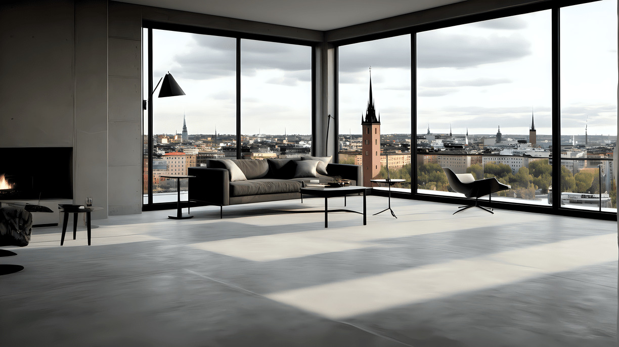 Microcement på golv